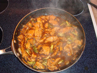 Chicken Cooking for the Stir Fry
