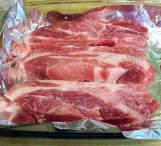 Raw Pork Ribs Pre Boiling